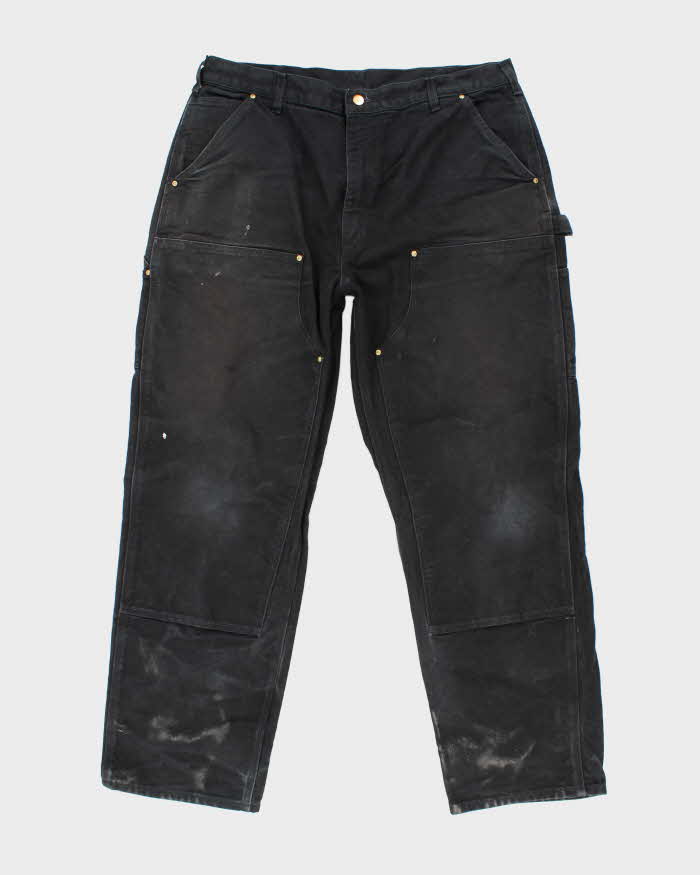 Vintage Carhartt Heavyweight Wide Leg Double Knee Carpenter Trousers - W36 L31