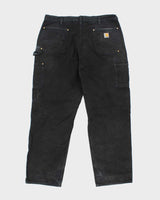 Vintage Carhartt Heavyweight Wide Leg Double Knee Carpenter Trousers - W36 L31