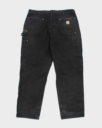 Vintage Carhartt Heavyweight Wide Leg Double Knee Carpenter Trousers - W36 L31