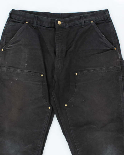 Vintage Carhartt Heavyweight Wide Leg Double Knee Carpenter Trousers - W36 L31