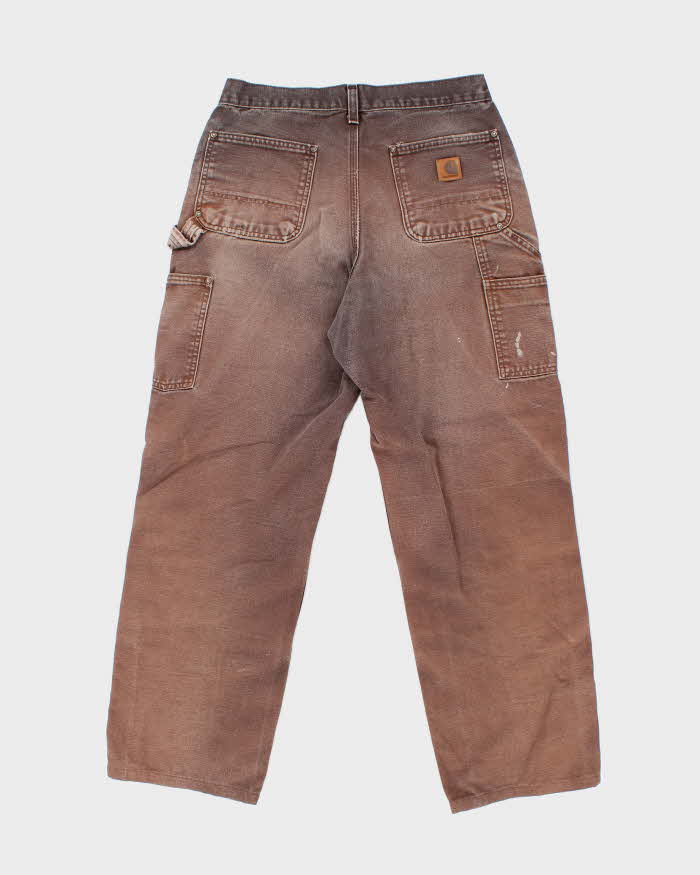 Vintage 2000's Carhartt Heavyweight Faded Double Knee Carpenter Trousers - W28 L27