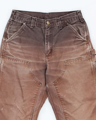Vintage 2000's Carhartt Heavyweight Faded Double Knee Carpenter Trousers - W28 L27