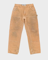 Vintage 2000's Carhartt Faded Double Knee Carpenter Trousers - W30 L30