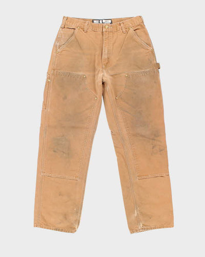 Vintage 2000's Carhartt Faded Double Knee Carpenter Trousers - W30 L30