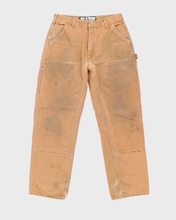 Vintage 2000's Carhartt Faded Double Knee Carpenter Trousers - W30 L30
