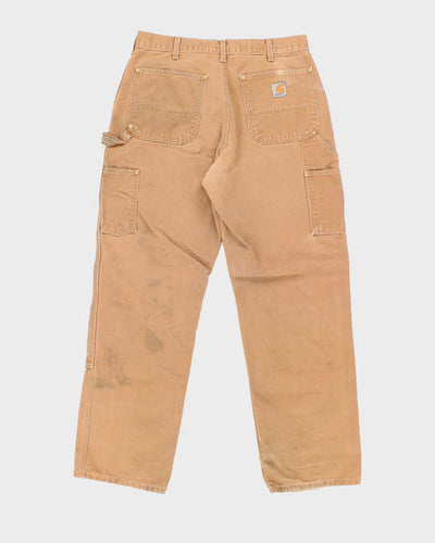 Vintage 2000's Carhartt Faded Double Knee Carpenter Trousers - W30 L30