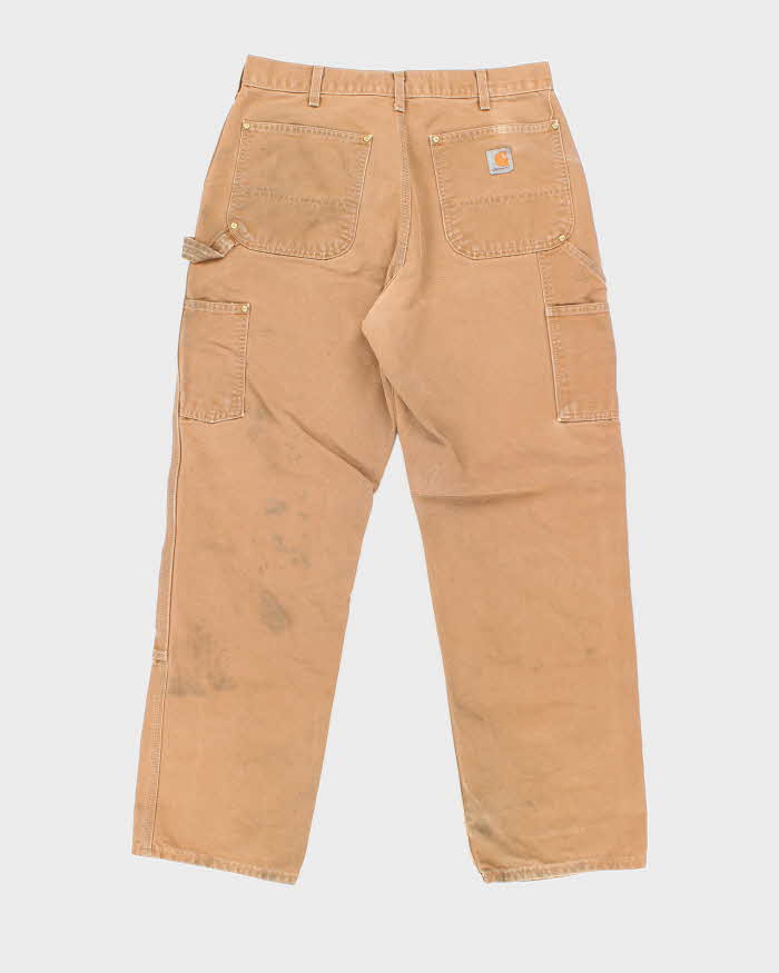 Vintage 2000's Carhartt Faded Double Knee Carpenter Trousers - W30 L30