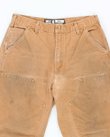 Vintage 2000's Carhartt Faded Double Knee Carpenter Trousers - W30 L30