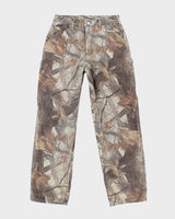 Vintage Y2K Carhartt Real Tree Camouflage Carpenter Trousers - W28 L31