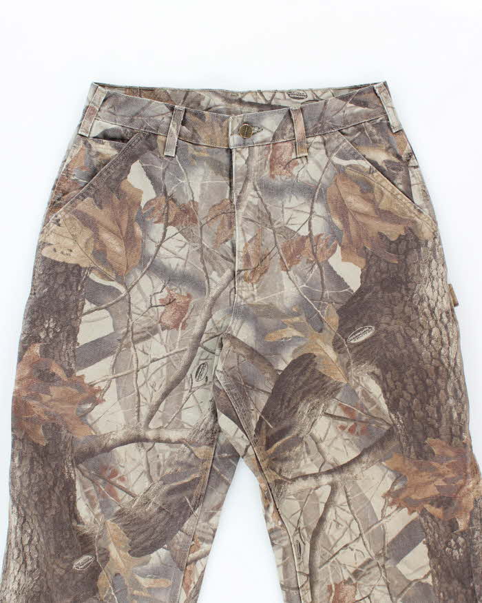 Vintage Y2K Carhartt Real Tree Camouflage Carpenter Trousers - W28 L31