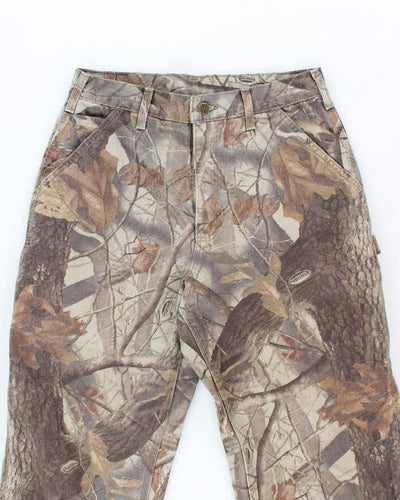 Vintage Y2K Carhartt Real Tree Camouflage Carpenter Trousers - W28 L31