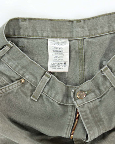 Vintage Y2K Carhartt Heavyweight Double Knee Carpenter Trousers - W30 L27