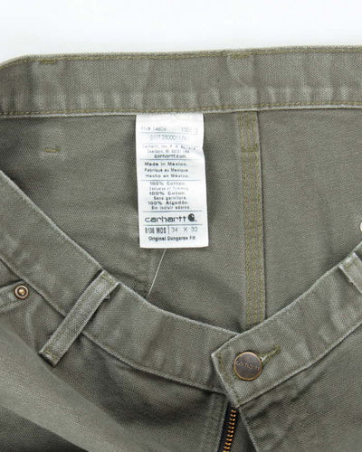 Vintage Y2K Carhartt Heavyweight Double Knee Carpenter Trousers - W32 L31