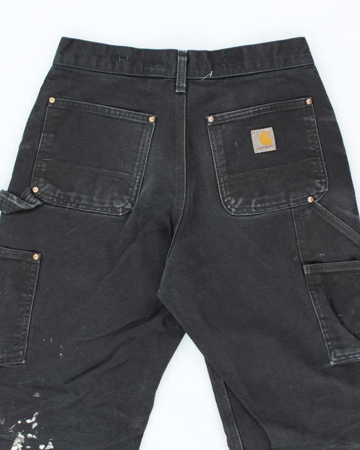 Vintage Y2K Carhartt Faded Distressed Double Knee Carpenter Trousers - W28 L29