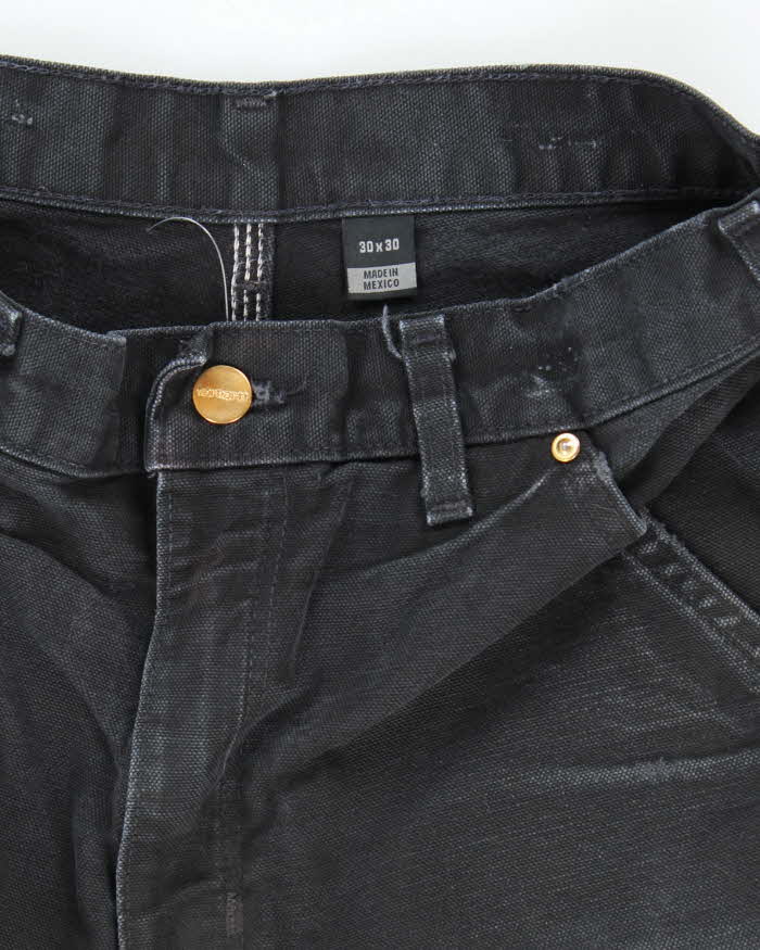 Vintage Y2K Carhartt Faded Distressed Double Knee Carpenter Trousers - W28 L29