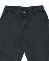 Vintage Carhartt Faded Black Single Knee Carpenter Trousers - W32 L27