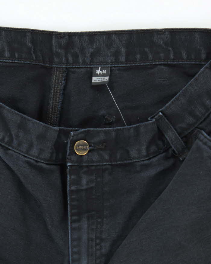Vintage Carhartt Faded Black Single Knee Carpenter Trousers - W32 L27