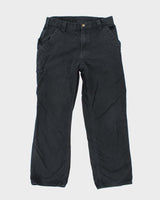 Vintage Carhartt Black Single Knee Carpenter Trousers - W32 L28