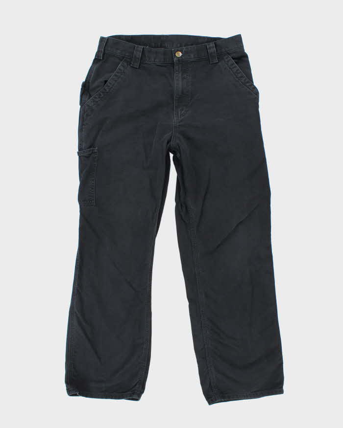 Vintage Carhartt Black Single Knee Carpenter Trousers - W32 L28