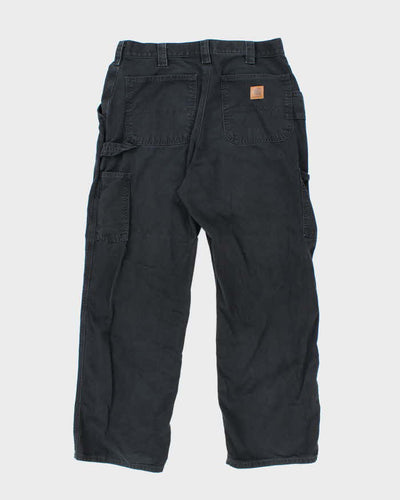 Vintage Carhartt Black Single Knee Carpenter Trousers - W32 L28