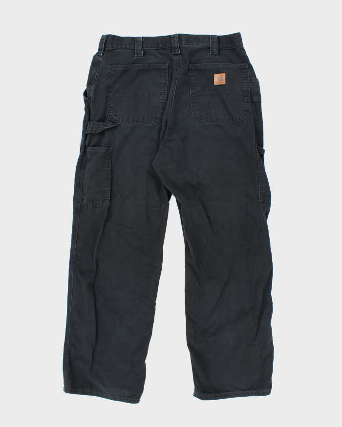 Vintage Carhartt Black Single Knee Carpenter Trousers - W32 L28