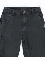 Vintage Carhartt Black Single Knee Carpenter Trousers - W32 L28