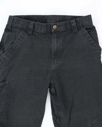 Vintage Carhartt Black Single Knee Carpenter Trousers - W32 L28