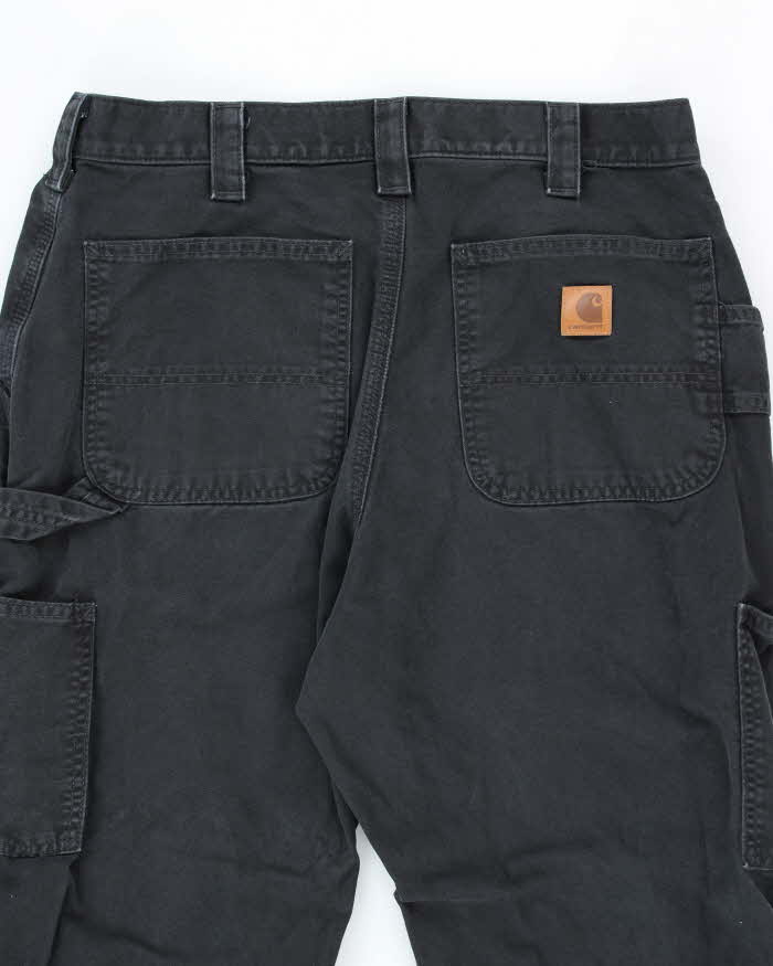 Vintage Carhartt Black Single Knee Carpenter Trousers - W32 L28