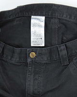 Vintage Carhartt Black Single Knee Carpenter Trousers - W32 L28