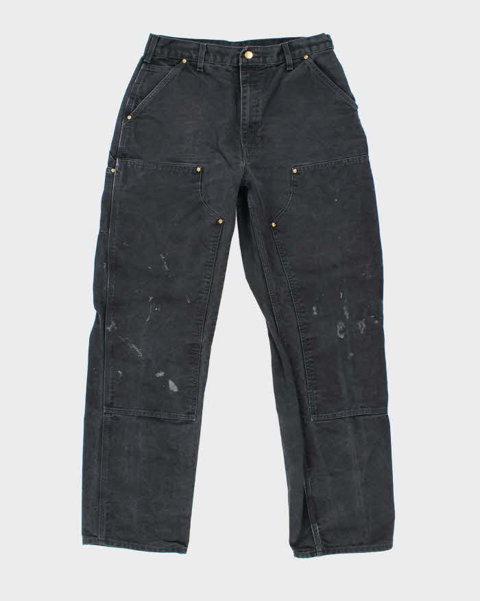 Vintage Carhartt Black Double Knee Carpenter Trousers - W32 L31