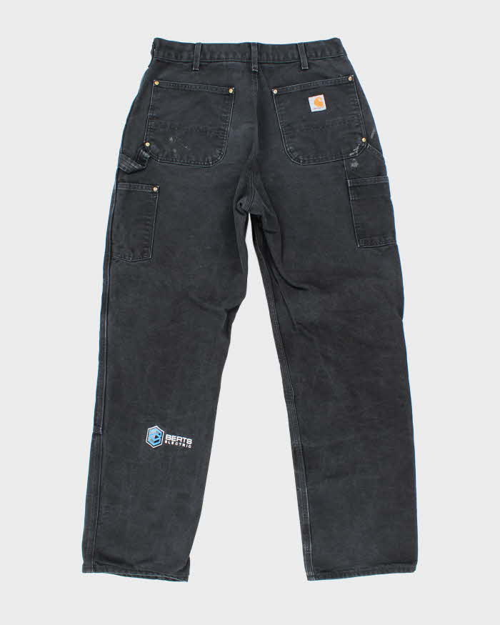 Vintage Carhartt Black Double Knee Carpenter Trousers - W32 L31