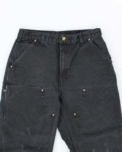 Vintage Carhartt Black Double Knee Carpenter Trousers - W32 L31