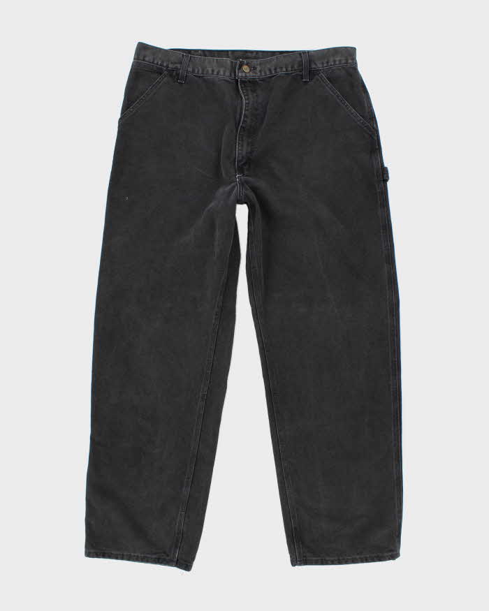 Vintage 2000's Carhartt Faded Single Knee Carpenter Trousers - W38 L30