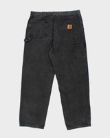 Vintage 2000's Carhartt Faded Single Knee Carpenter Trousers - W38 L30