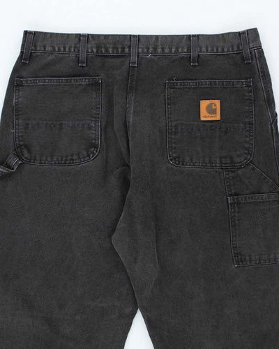 Vintage 2000's Carhartt Faded Single Knee Carpenter Trousers - W38 L30