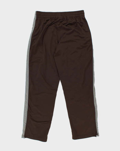 Vintage 2000's Nike Pleated Open Cuff Tracksuit Bottoms - L