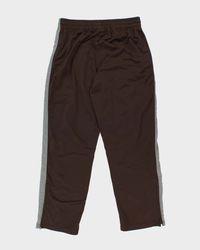Vintage 2000's Nike Pleated Open Cuff Tracksuit Bottoms - L