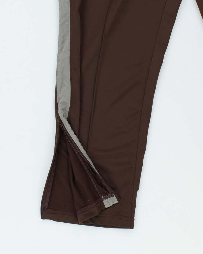 Vintage 2000's Nike Pleated Open Cuff Tracksuit Bottoms - L