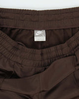 Vintage 2000's Nike Pleated Open Cuff Tracksuit Bottoms - L
