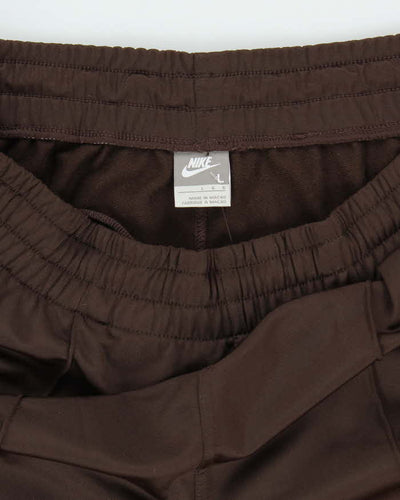 Vintage 2000's Nike Pleated Open Cuff Tracksuit Bottoms - L