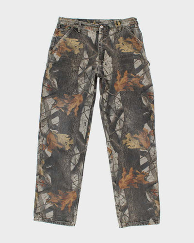 00s Carhartt Real Tree Camouflage Carpenter Trousers - W36 L34