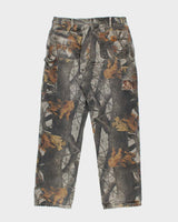 00s Carhartt Real Tree Camouflage Carpenter Trousers - W36 L34