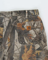 00s Carhartt Real Tree Camouflage Carpenter Trousers - W36 L34