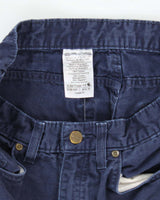 Vintage Carhartt Heavyweight Single Knee Blue Faded Carpenter Trousers - W32 L26