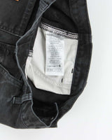 Vintage Carhartt Single Knee Black Faded Carpenter Trousers - W34 L30