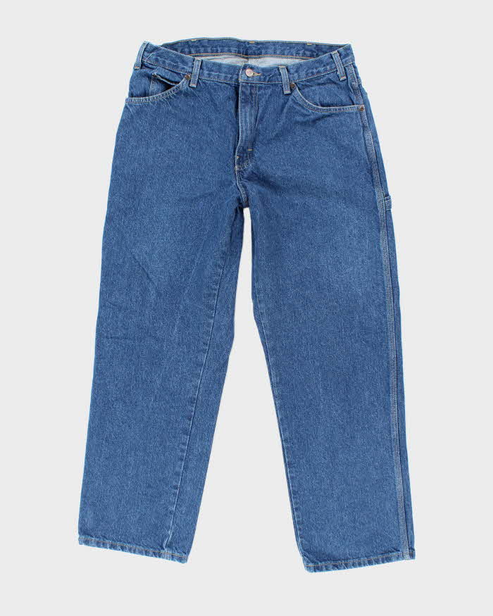 Vintage Dickies Single Knee Denim Carpenter Trousers - W34 L28