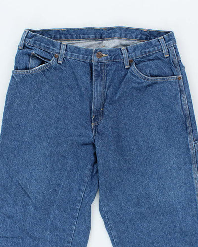 Vintage Dickies Single Knee Denim Carpenter Trousers - W34 L28