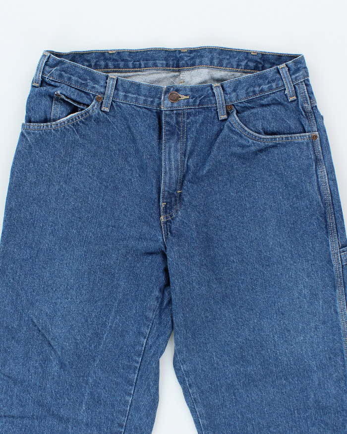 Vintage Dickies Single Knee Denim Carpenter Trousers - W34 L28