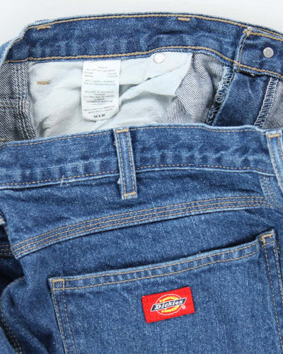Vintage Dickies Single Knee Denim Carpenter Trousers - W34 L28