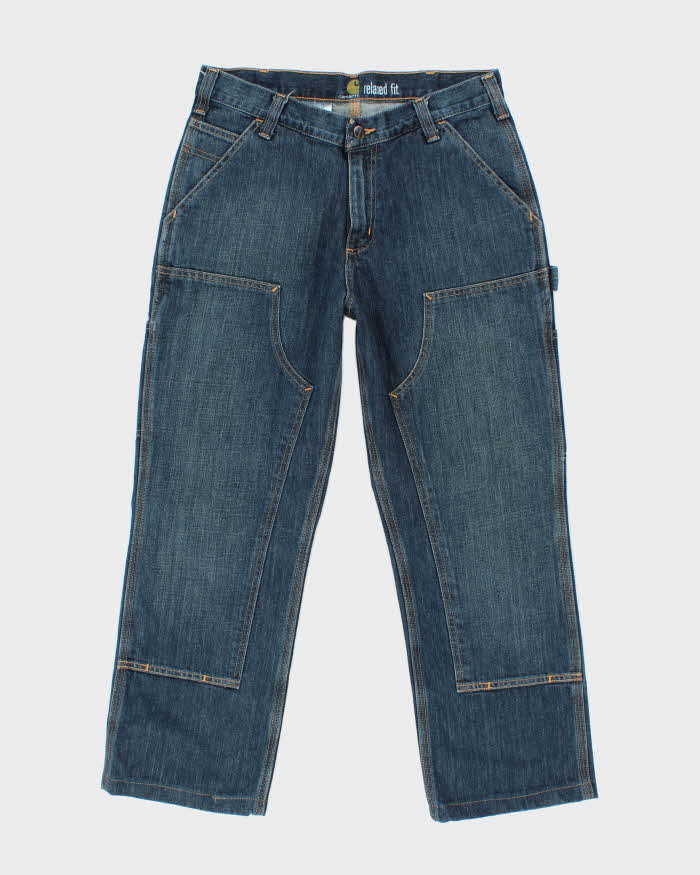Vintage Carhartt Double Knee Denim Carpenter Trousers - W32 L27